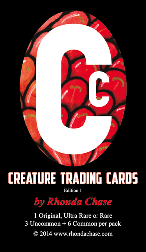 Creature Trading Cards front sticker
